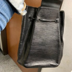 Black Epi Noir Sac Sling Backpack